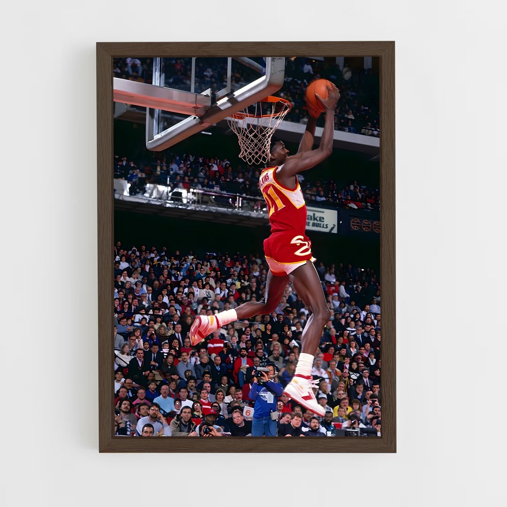 Poster Dominique wilkins réaliser – affiche Basketball (vue 5)